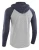 Import custom 3 button sports sweatshirt hoodie made of cool jersey fabric with cord from China
