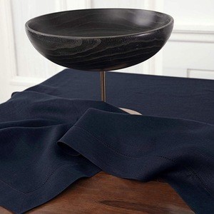 Custom  European Flax/Linen  home/restaurant/hotel hemstitch tablecloth