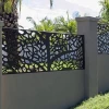 Custom Garden Fencing Trellis Gates Courtyard Laser Cut Gates Perforated Garden Decorative Fence