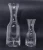 Import custom hand blown cheap decorative glass wine carafe with lid from China