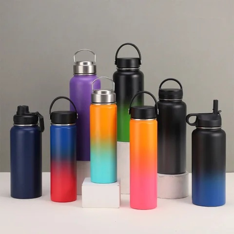 Buy Custom Logo 32oz Wide Mouth Vacuum Flasks Double Wall Stainless ...