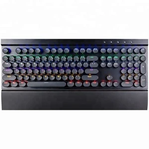 Custom Logo Cheap Waterproof Gaming Keyboard of OEM factory With Side light