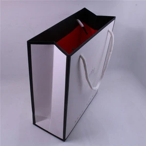 Custom luxury Gift Paper Bag Cheap printed Your Own Logo Handle Clear Window Brown shopping paper bag for product sell