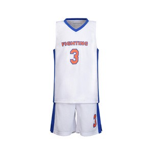 Custom Made Breathable Fabric Quick Dry Basketball Sports Wear Kids Basketball Training Suit