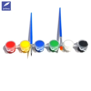 Custom printed wholesale paint pot strips paint pots 5ml acrylic color