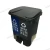 Import Custom size indoor garbage bin pp plastic grey trash bin with lid from China