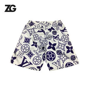 Custom Sublimation polyester Mens Beach Shorts Loose Shorts For Mens Summer Wear