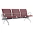 Import Custom three-seat seats cheap practical waiting room chairs from China