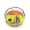 Custom tourist souvenir dubai glass ashtray