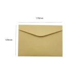Custom Wholesale  Classic style a3 a4 a5 a7 Brown Kraft Paper Envelopes