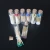 Import Customize Special  glass bottle mini glass match jar with wood lid for matches capsule from China