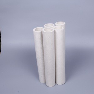 Customized 100% wool felt roller in natural color for polishing purpose