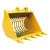 Import Customized Construction Machinery Parts PC100 excavator Skeleton bucket from China