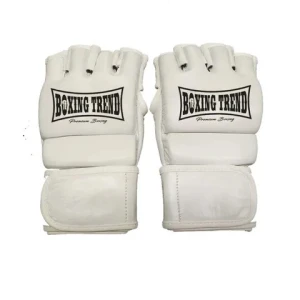 Customized High Quality Pu Leather Half Finger Mma Boxing Training Gloves Ufc Mma Gloves