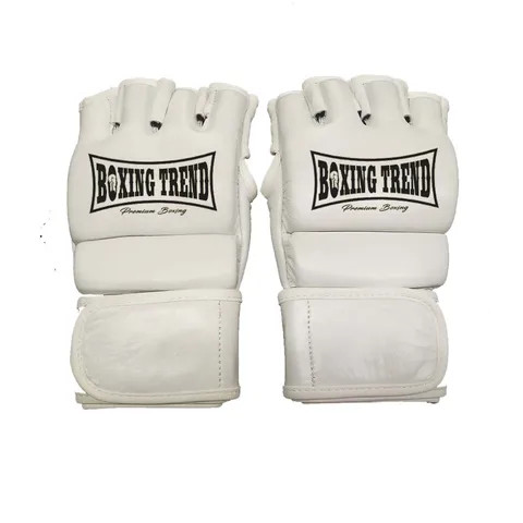 Customized High Quality Pu Leather Half Finger Mma Boxing Training Gloves Ufc Mma Gloves