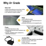 Customized Hot Sale Pannello Fotovoltaico 16bb 545w 555w 575w 580w 625w 670w 575 580 550w 590w 600w For Home Commercial Use
