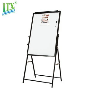 Customized office and school white board tripod height adjustable flip chart board