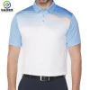 Customized privated brand quality dry fit performance Sublimated printing stylish golf shirt polo