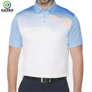 Customized privated brand quality dry fit performance Sublimated printing stylish golf shirt polo