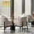 Import Customized restaurant furniture marble tables and cooper chairs from China