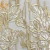 Import Customized Tulle Embroidered Design Gold Lace Machine Embroidery  Sequins Lace Fabric For Dresses from China