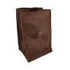 Customized Waterproof Eco Cooler Bag Reusable Vintage Wax Canvas Lunch Bag for Office with Buckle