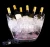Import Customs logo 12 liter high quality Rechargeable LED Large Ice Buckets for bar KTV night club from China