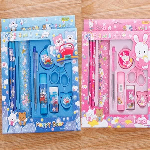 Cute Stationery Set for Kids 9pcs in a set ideal gift for kids