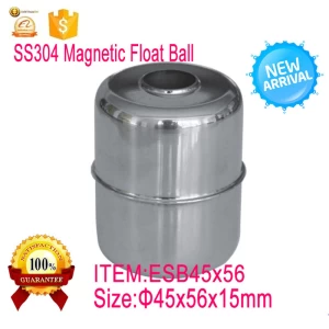 cylinder model Stainless steel 304 316 magnetic float ball 45*56MM level gauge float ball