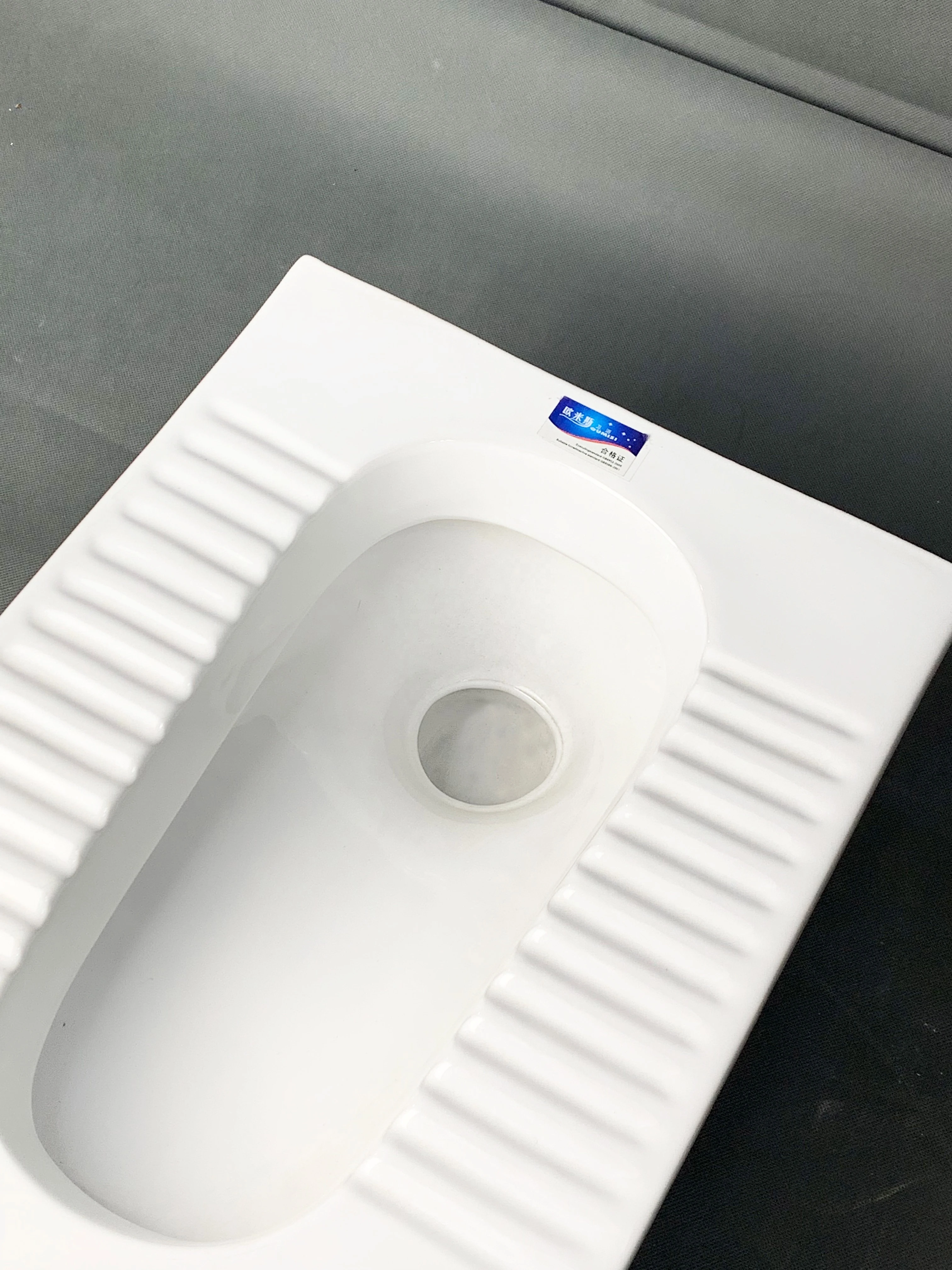 D336 Hot Sale Sanitary Ceramic Arabic wc Squat pan Toilet with Trapway