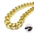 Import decorative Gold metal aluminum chains for clothes garments shoes from China