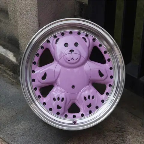 Deep Lip Concave Dish High Quality Cast Rims Car Hub 15x7 4x100 ET 30 Small Size Wheel