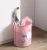 Import DEQI Waterproof Pink Custom Logo Hanging Blue Cartoon Polyester Travel Cheap Home Storage Cloth Tote Dry Wash Laundry Bag Basket from China