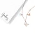Import Design with butterfly elements shell butterfly collarbone chain necklace +5mm chain adjust and match pearls fashion jewelry rose from China