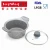 Import die-cast aluminium casserole marble non-stick with induction bottom from China