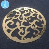Different design irregular golden wedding dining decoration plate mat for sale