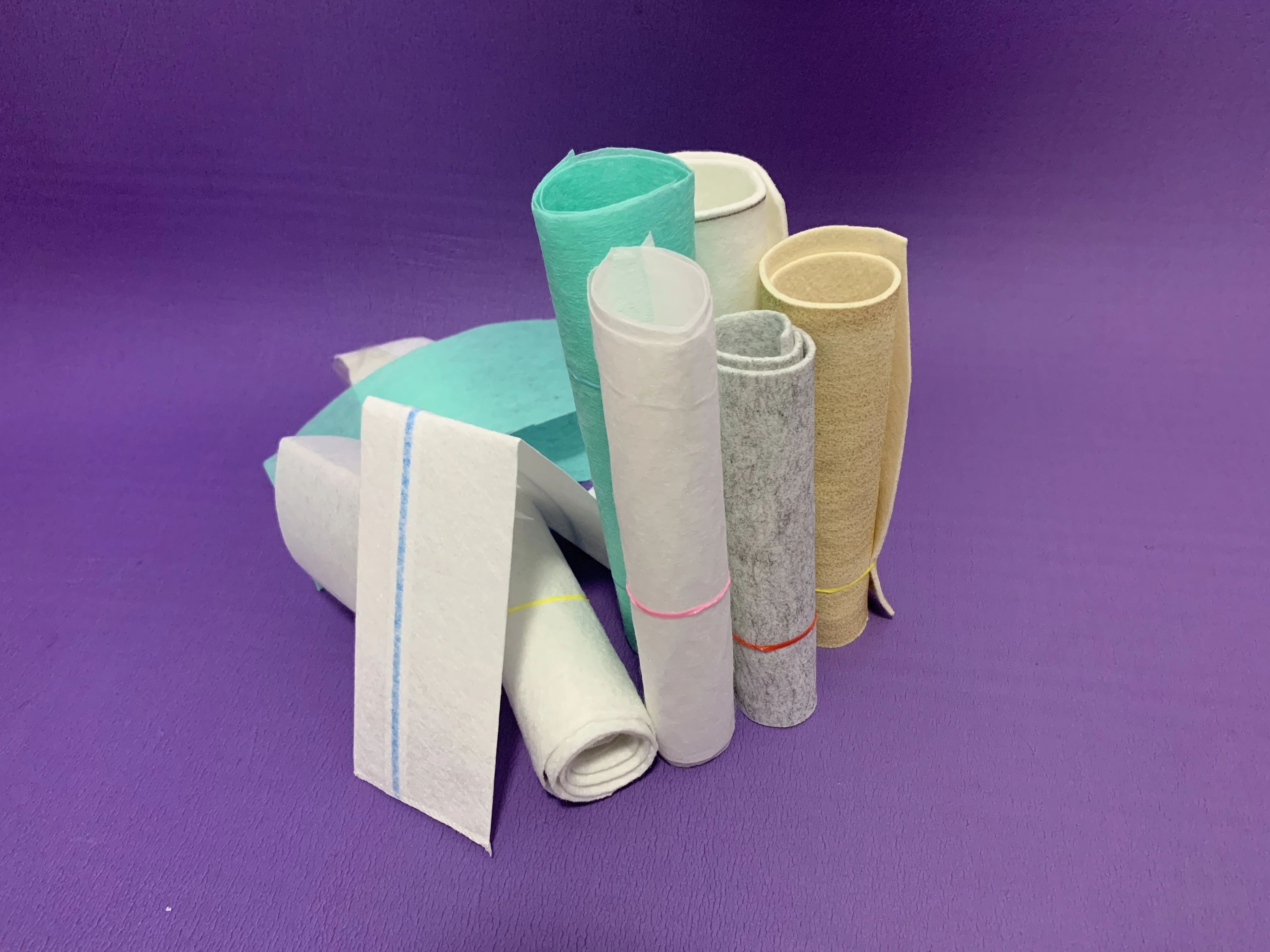 different weight rate Polyester non-woven cloth for filter production