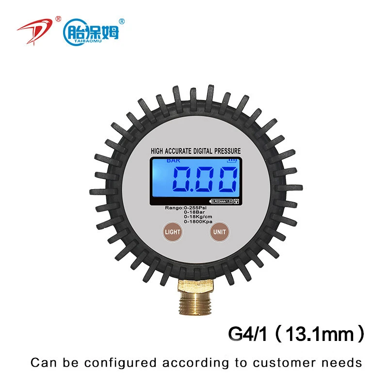 digital  pressure gauge Pressure meter Manometer  220Psi 15Bar 1800Kpa 15kg/cm2 Manufacturer