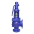 Import DIN Standard Wholesale Gas Storage Tank Boiler Steam Spring Load Flange Steam Water Safety Relief Valves DN80/125 from China