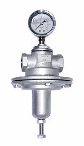 Direct Acting Pressure Sustaining / Back Pressure Valve for Water and Air Made in Taiwan Stainless Steel