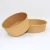 Import Disposable brown kraft paper salad bowl for salad fruit 900cc 1000cc 1100cc 1200cc 1300cc with lids from China