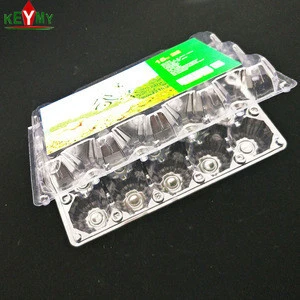 Disposable Plastic Clamshell Blister Packaging Box Quail Egg Tray with 9/15 holes