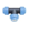 Dn32mm quick compression Tee PE pipe fitting