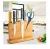 Import Double Side Super Magnetic Non-Slip Design Bamboo Magnetic Knife Holder Bamboo Knife Stand Knife Dock from China