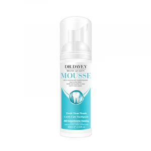 DR.DAVEY Mousse Toothpaste for Fresh Clean Mouth, Remove Odor &amp; 360 Degrees Comprehensive Cleaning, Escort your Mouth