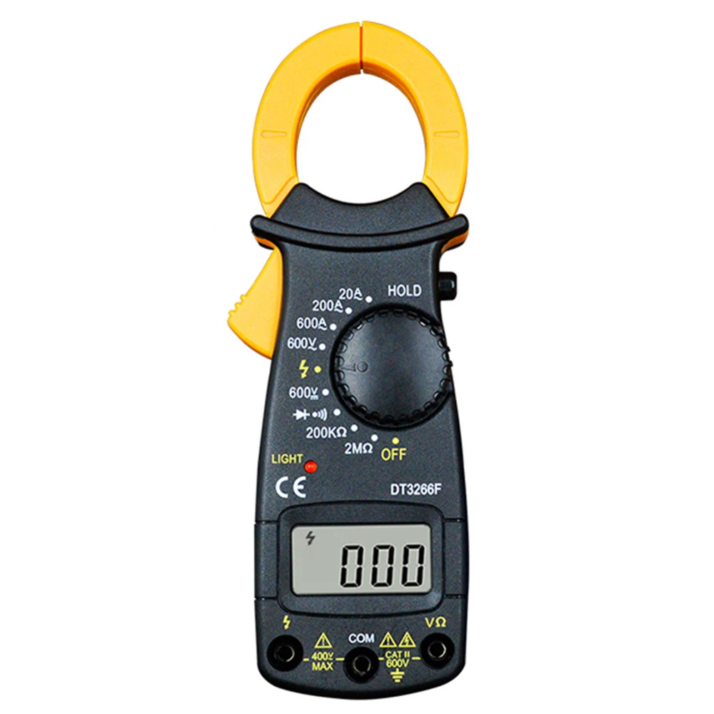 DT3266F Overload Protection LCD Display Date Hold Smart Digital Clamp Multimeter Detector Tester