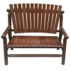 DU&#39;S , High quality solid wood garden chair outdoor leisure chair courtyard double back chair