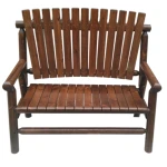 DU'S , High quality solid wood garden chair outdoor leisure chair courtyard double back chair