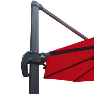 Durable 3m Round Aluminum Cantilever Roma Parasol with Rotation base