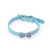 Import Durable and comfortable PU pet collar with various color and metal bow diamond style dog cat collar from China